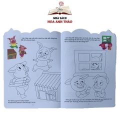 Sách - Bé tô màu và đọc truyện song ngữ Việt Anh