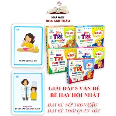 Bộ thẻ Flashcard 300 câu hỏi và trả lời Việt Hà giúp trẻ phát triển ngôn ngữ và giao tiếp