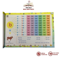 Sách - Combo Tập Đánh Vần Tiếng Việt 5.0 Và Bộ Hoa Xoay Học Chữ Cái Ghép Vần