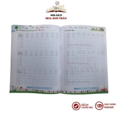 Sách Vở thực hành Luyện viết Chữ thường Chữ hoa: Cỡ chữ nhỏ theo nhóm