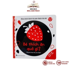 Sách - Ehon kích thích thị giác dành cho bé 0-3 tuổi, chất liệu giấy chống thấm nước