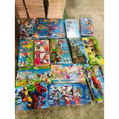 Tranh ghép hình bằng gỗ cho bé 60 mảnh - Đồ chơi ghép gỗ PUZZLE - Bộ xếp gỗ