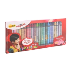 Sáp màu Jumbo Colokit CR-C036 - 24 màu