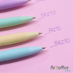 Bút gel B màu Pastel Thiên Long Pazto GEL-B015 - Mực xanh (5 cây)