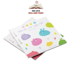 Sách Ehon Nhật Bản - Màu sắc quanh ta cho bé 3-6 tuổi (Combo 4 cuốn)