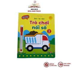 Sách Bộ Vở Viết Xóa Được - Wipe Clean - Tìm kiếm thông minh- Trờ chơi nối số (bộ 04 cuốn)