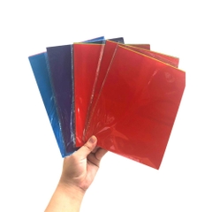 Giấy Thủ Công Nhiều Màu - khổ 17x22 cm - có decal bóc dán