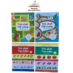 Trò Chơi Mê Cung Và Trò Chơi Tìm Kiếm - Phát triển tư duy cho bé từ 2-6 tuổi (Lẻ tùy chọn)