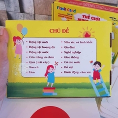 Bộ Thẻ Học Thông Minh Cho Bé Loại To Khổ A5