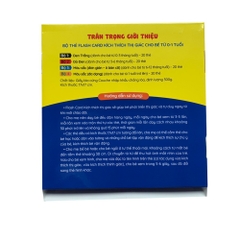 Thẻ Flash card kích thích thị giác cho bé từ 0-1 tuổi