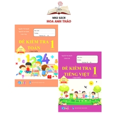 Sách - Bài tập tuần và Đề kiểm tra toán và tiếng việt lớp 1 học kỳ 1 Cánh diều