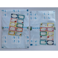 Bọc Vở Decal  (Tập 10 tờ tặng kèm nhãn vởi)