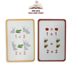 Bộ thẻ flashcard Việt Hà bé học toán dành cho trẻ từ 4 đến 6 tuổi