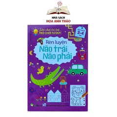 Sách - Sân chơi trí tuệ Rèn luyện não trái não phải cho bé từ 3-6 tuổi