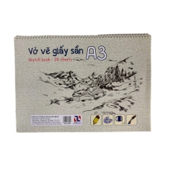 giấy vẽ màu nước chuyên dụng A3, A4 giấy màu kem