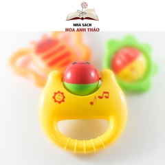 Đồ chơi Hộp 3 chiếc xúc xắc Antona lục lạc hình động vật dễ thương cho bé từ 3 tháng tuổi