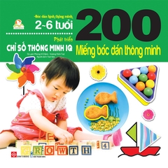 Sách 200 Miếng bóc dán thông minh cho trẻ 26 tuổi