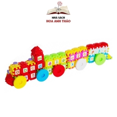 Đồ chơi Antona lắp ghép hình vuông diệu kỳ Tàu hỏa siêu tốc