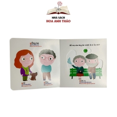Sách chuyển động tương tác - Đa ngữ Anh Việt Pháp chủ đề Family Gia đình