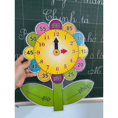 Hoa xoay học chữ cái - ghép vần có nam châm gắn bảng