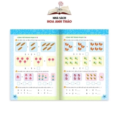 Sách Bé chinh phục toán học tư duy toán học cho trẻ từ 4 - 6 tuổi.
