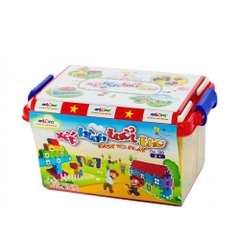 Đồ chơi  Antona lắp ghép xếp hình tuổi thơ 45 chi tiết