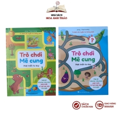 Trò Chơi Mê Cung Và Trò Chơi Tìm Kiếm - Phát triển tư duy cho bé từ 2-6 tuổi (Lẻ tùy chọn)