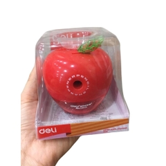 Chuốt Bút Chì Quay Tay Deli 0659 - Hình Quả Táo