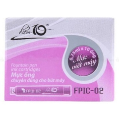 Mực Bút Máy - Ống Mực Thiên Long FPIC-01 FPIC-02 Hộp 10 Ống