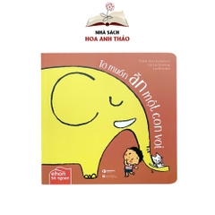 Sách - Ehon bé ngoan Tớ muốn ăn một con voi phát triển toàn diện cho bé 0-3 tuổi (Bộ 5 quyển)