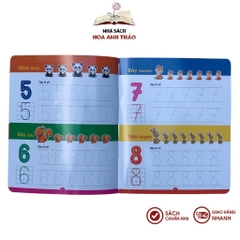 Sách - Bộ Vở Viết Xóa Được - Wipe Clean Luyện Viết Không Sợ Sai ( Bộ 5 Cuốn) - Tặng Kèm 2 Bút