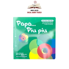 Sách Ehon Ấn tượng của Piu Piu cho bé 02 tuổi kích thích thính giác