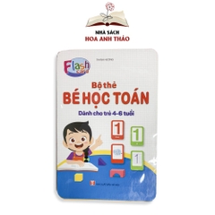 Bộ thẻ flashcard Việt Hà bé học toán dành cho trẻ từ 4 đến 6 tuổi
