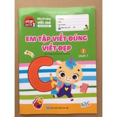 Sách - Em tập viết đúng, viết đẹp
