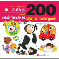 Sách 200 Miếng bóc dán thông minh cho trẻ 26 tuổi