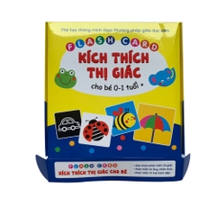 Thẻ Flash card kích thích thị giác cho bé từ 0-1 tuổi