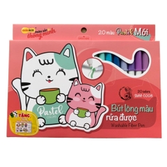Bút Lông Màu Pastel Washable Fiber Pen Thiên Long Colokit SWM-C008