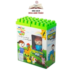 Đồ chơi Antona lắp ghép xếp hình tuổi thơ Nông trại vui vẻ nhiều chi tiết