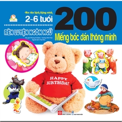 Sách 200 Miếng bóc dán thông minh cho trẻ 26 tuổi