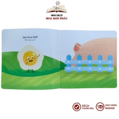 Sách Ehon Song ngữ Việt Anh Cho Bé từ 0 đến 6 tuổi có File nghe quét mã QR