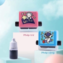 Máy In Con Lăn Tạo Phép Tính Cộng Trừ Đơn Giản Trong Phạm Vi 100