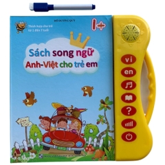 [Phiên Bản Mới 2021] Sách Nói Điện Tử Song Ngữ Anh- Việt - Cho Bé Từ 1- 7 Tuổi