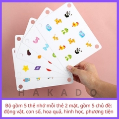 Bộ trò chơi lật hình tìm hình giống nhau