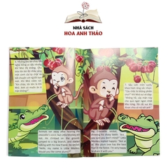 Sách Truyện tranh thiếu nhi song ngữ Việt Anh chọn lọc cho bé (bộ 10 quyển)