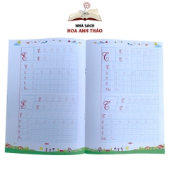 Sách Luyện viết chữ đẹp và chữ hoa cho tiểu học (Bộ 3 quyển)
