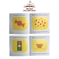 Sách Ehon Nhật bản Combo 10 cuốn màu sắc, âm thanh, hình khối cho bé 06 tuổi
