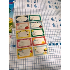 Bọc Vở Decal  (Tập 10 tờ tặng kèm nhãn vởi)