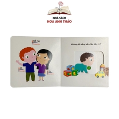 Sách chuyển động tương tác - Đa ngữ Anh Việt Pháp chủ đề Family Gia đình
