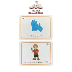 Bộ thẻ Flashcard 300 câu hỏi và trả lời Việt Hà giúp trẻ phát triển ngôn ngữ và giao tiếp