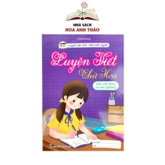 Sách Luyện viết chữ đẹp và chữ hoa cho tiểu học (Bộ 3 quyển)